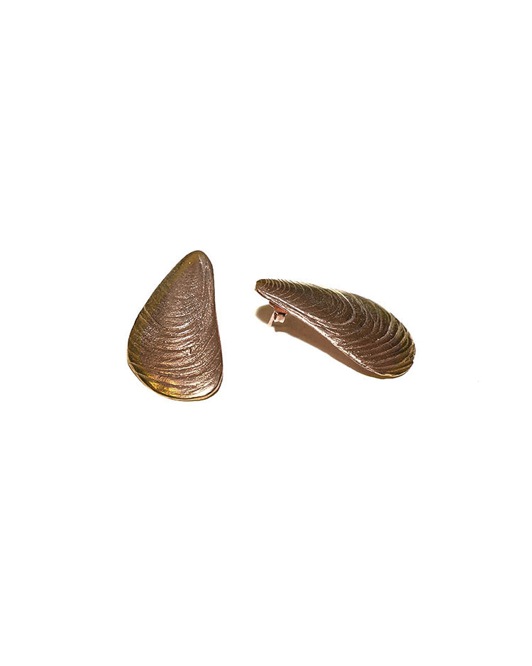 Handmade Mussels Earrings - VMV Sculpted Jewels