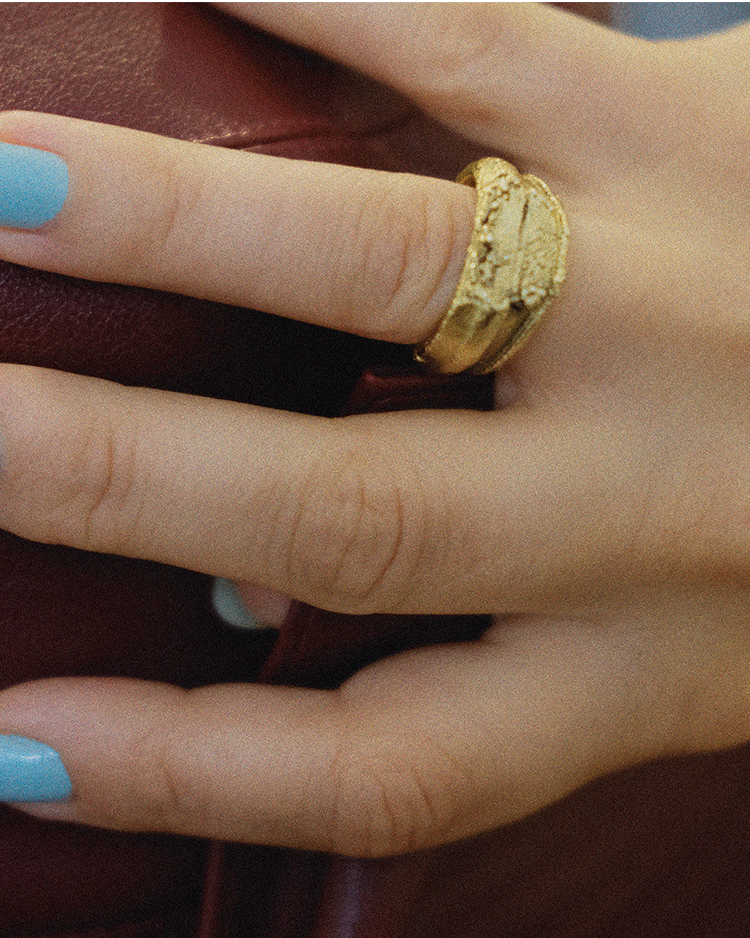 handmade handcrafted jewel ring Elle Pè