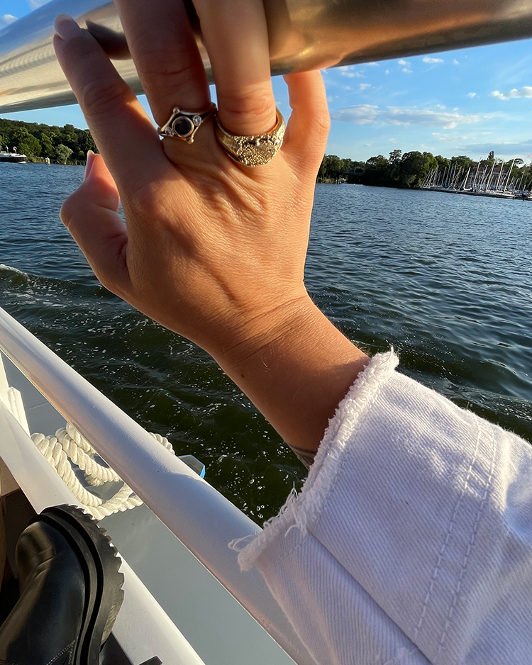 handmade handcrafted jewel ring Elle Pè