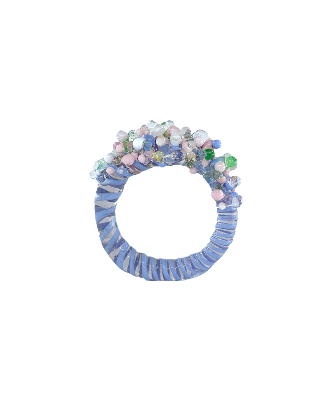 Handmade murano glass art ring - Huang Xiaozhe