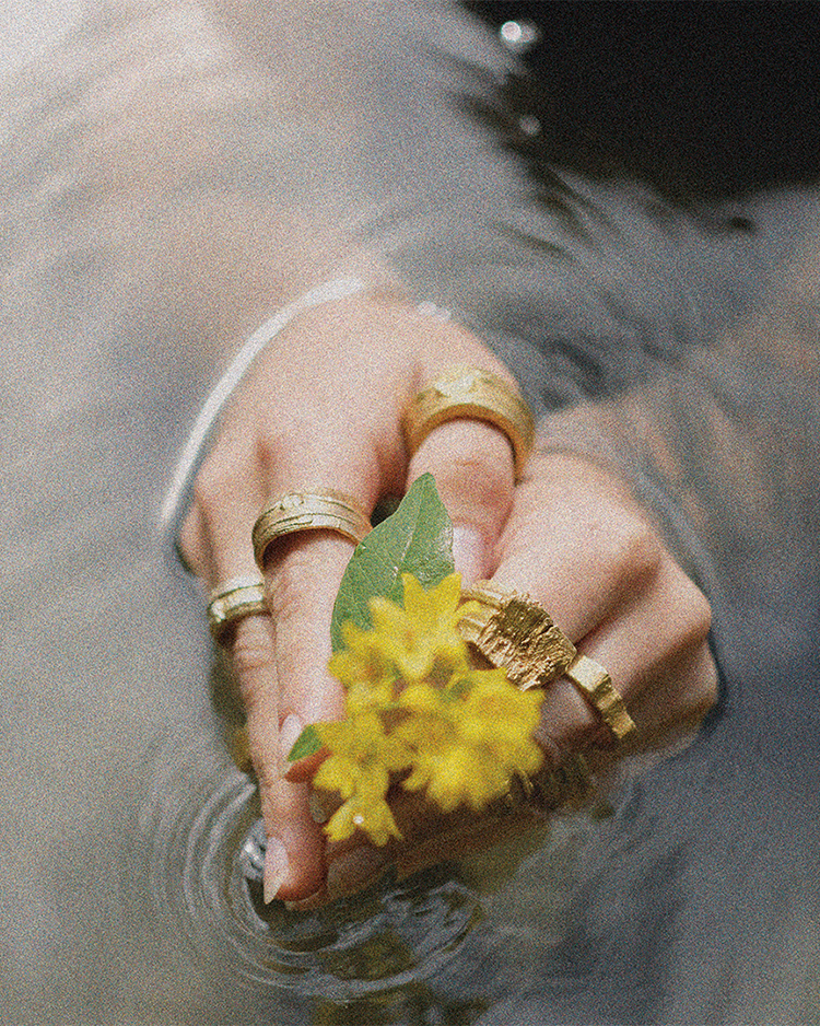 handmade handcrafted jewel ring Elle Pè