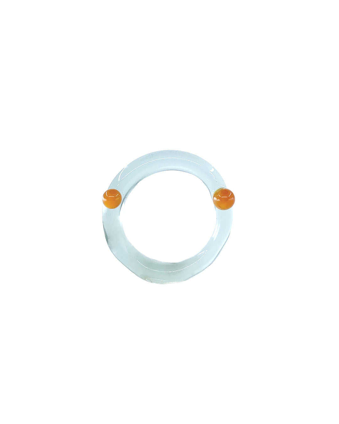 Handmade murano glass art ring - Huang Xiaozhe