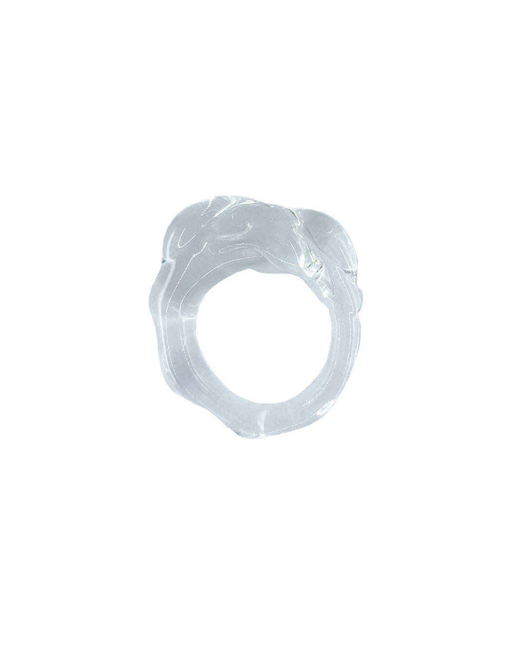 Handmade murano glass art ring - Huang Xiaozhe