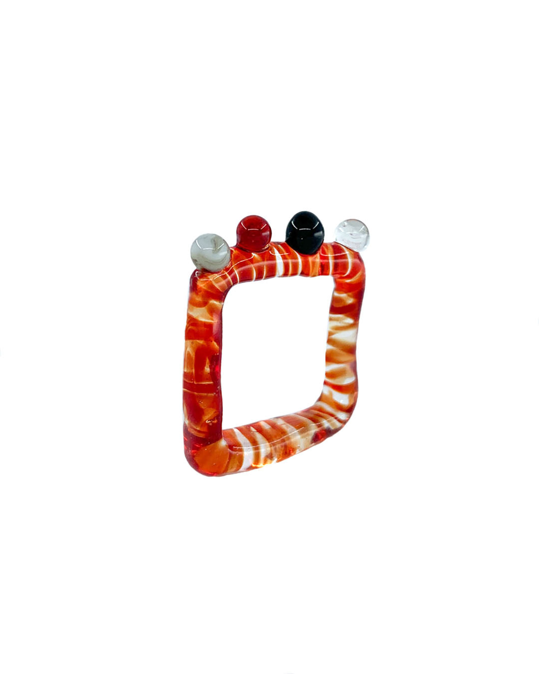Handmade murano glass art ring - Huang Xiaozhe