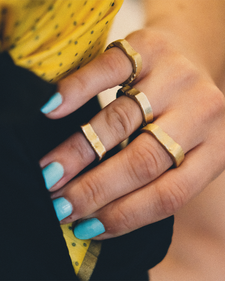 handmade handcrafted jewel ring Elle Pè