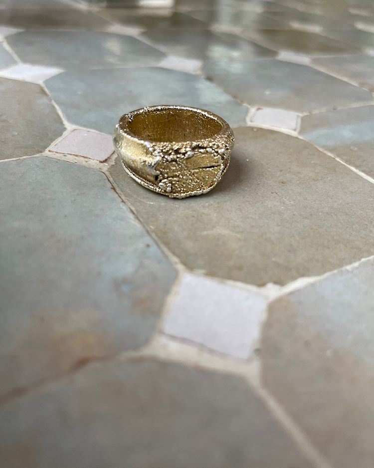Anello Sigillo Bambù