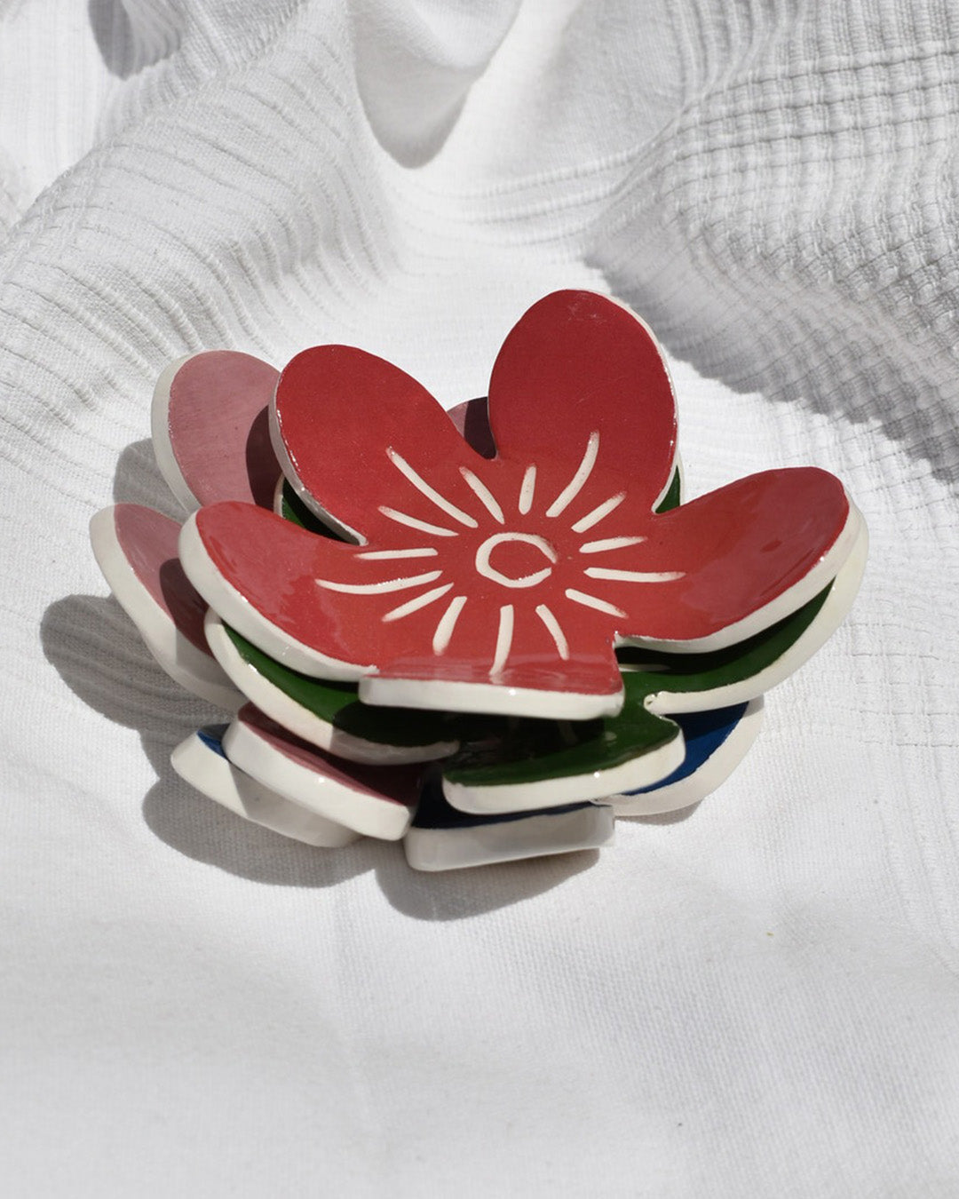 Ceramic handmade jewelry holder - Lorac