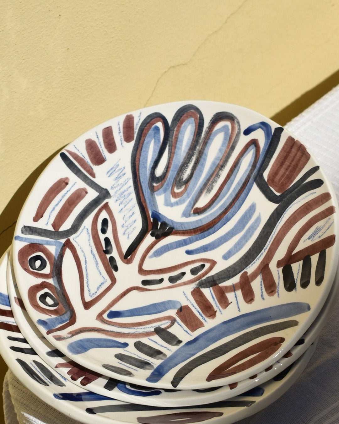 Ceramic handmade plate - Lorac