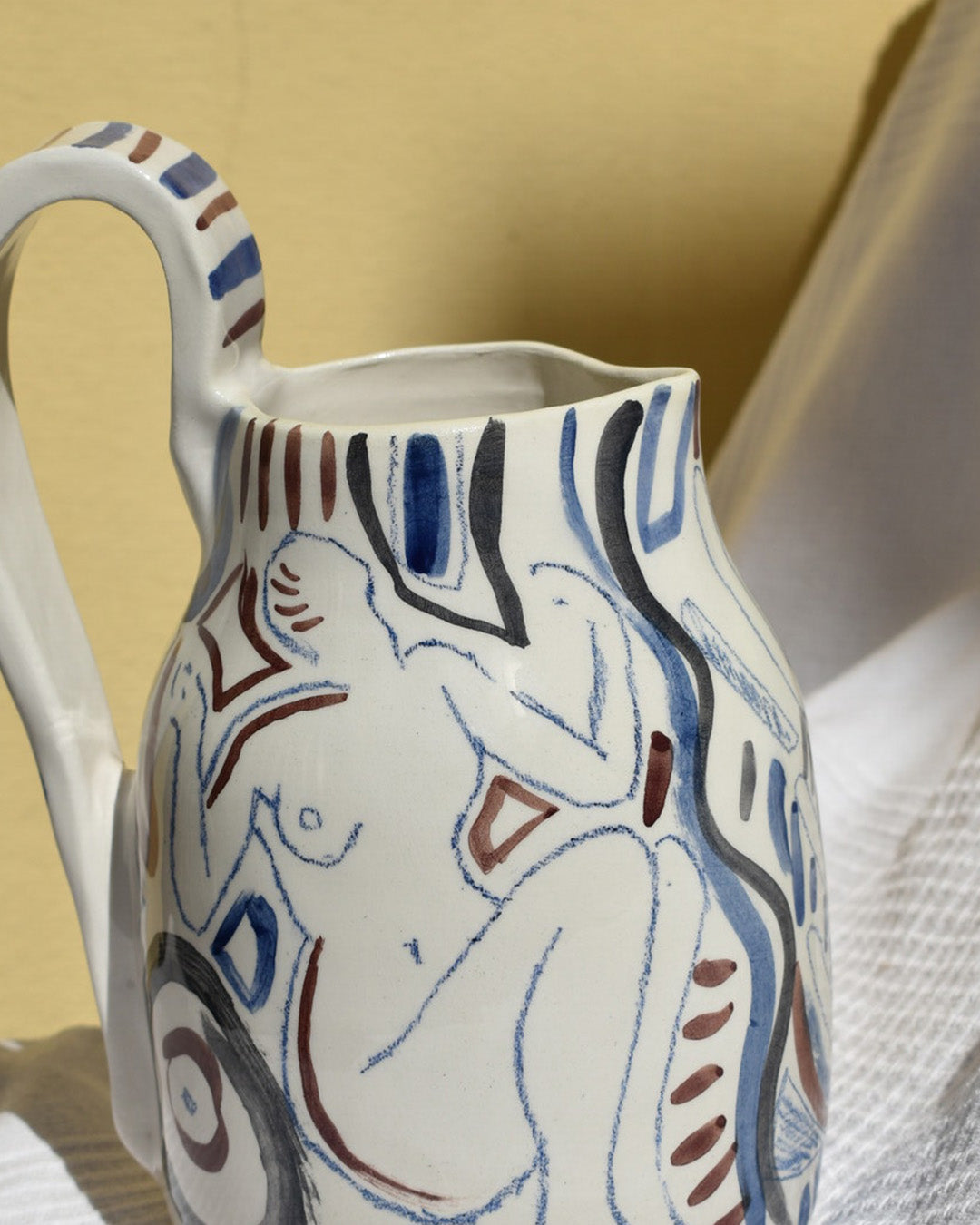 Ceramic handmade water jug - Lorac