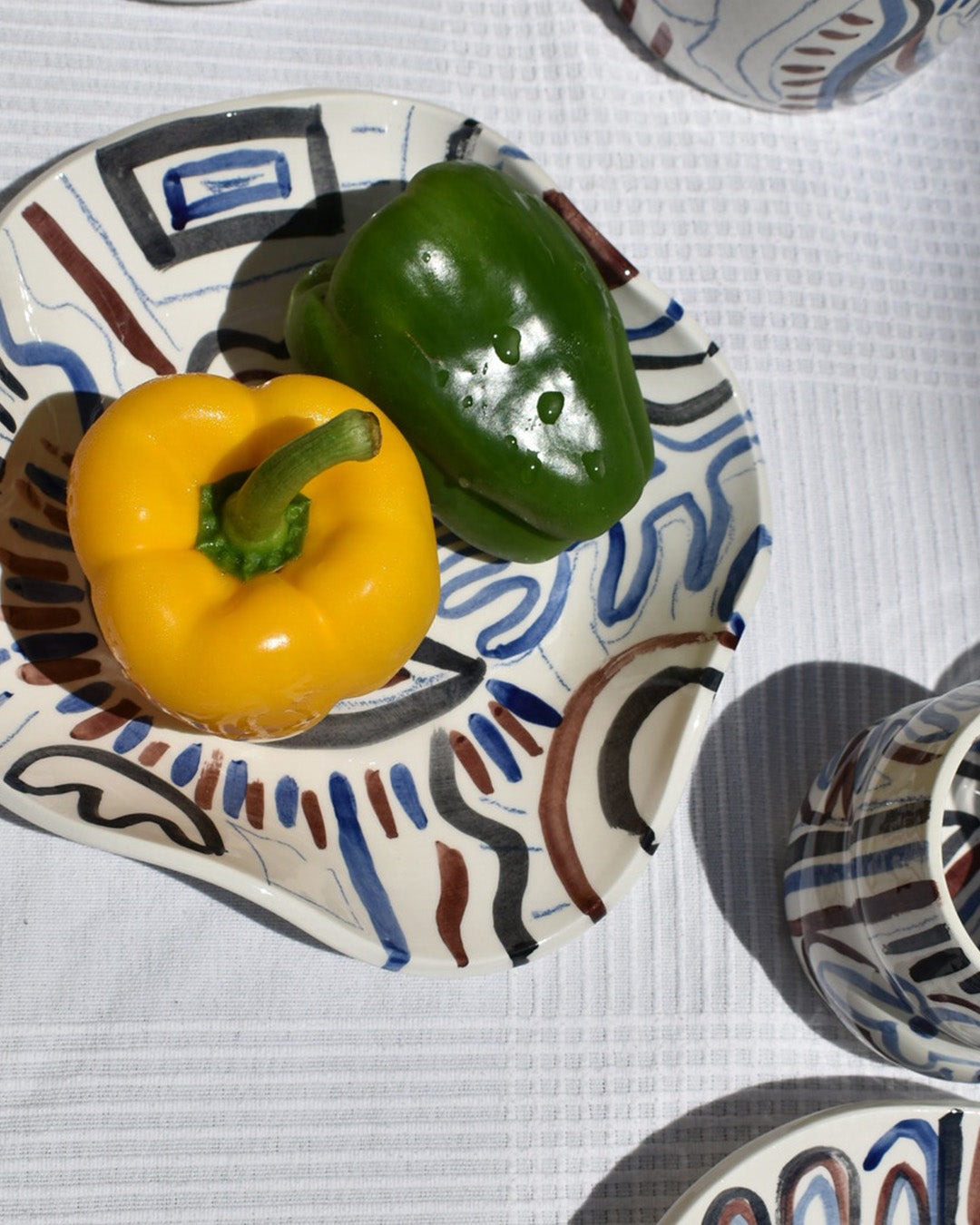 Ceramic handmade plate - Lorac