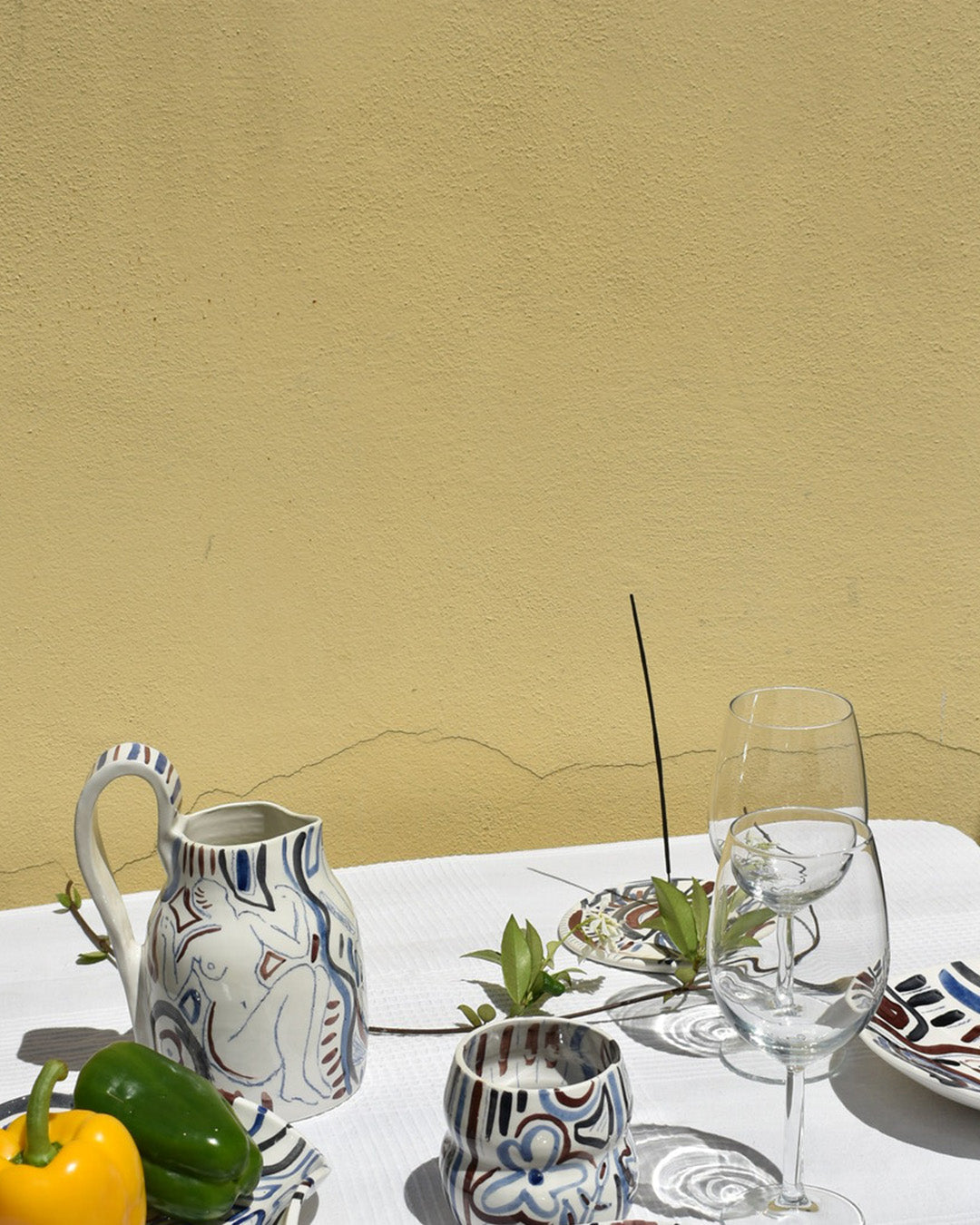 Ceramic handmade water jug - Lorac