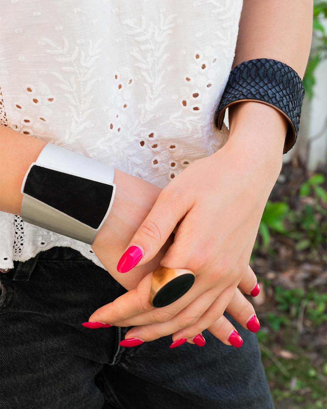 Calliope Piton Bangle Bracelet