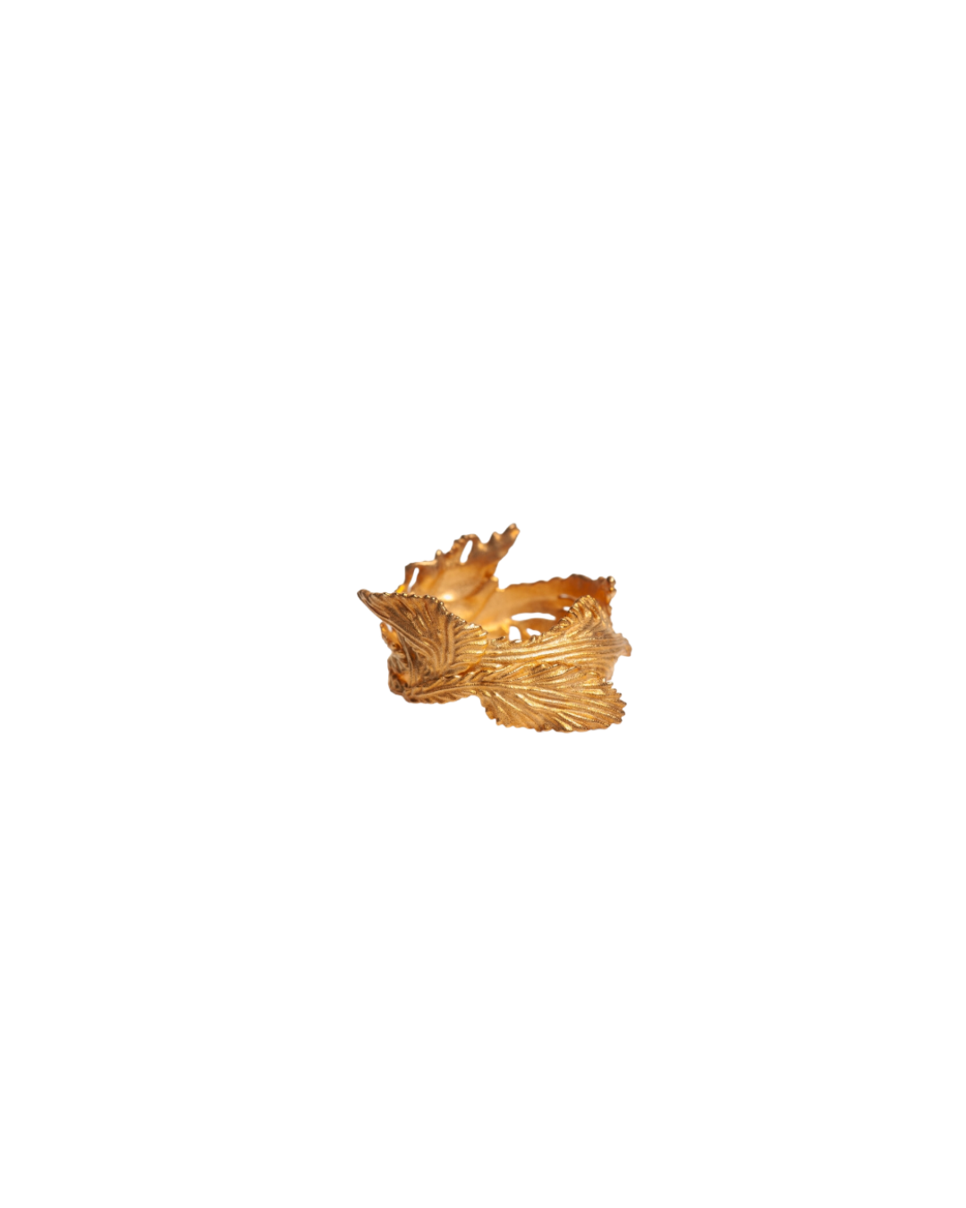 Acanto Leaf Adjustable Ring