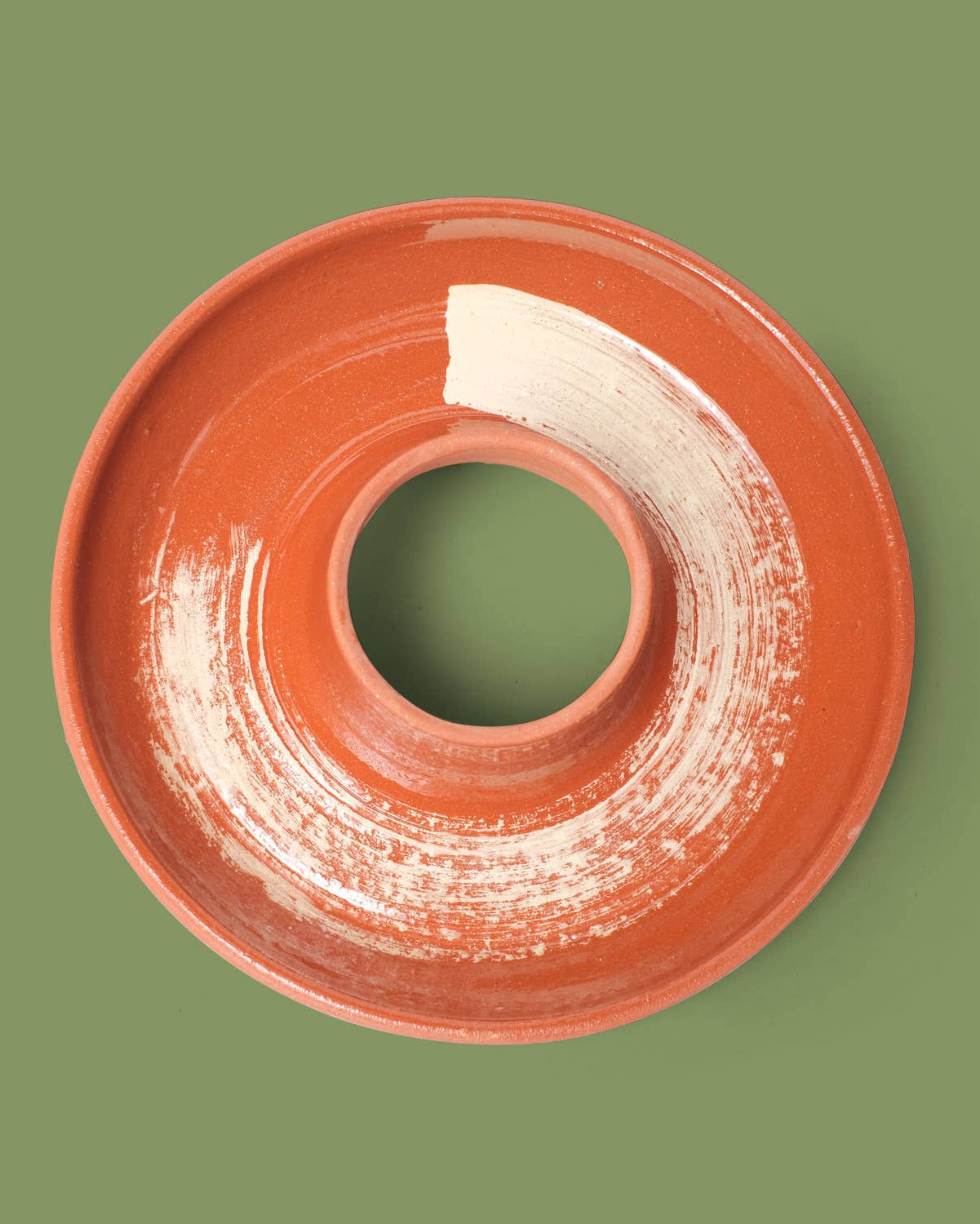 Terracotta fruit bowl