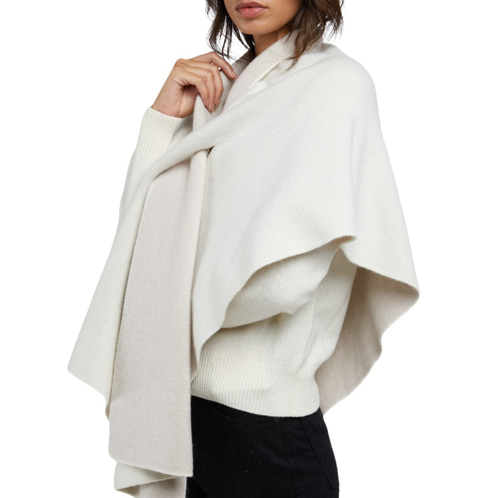 Firenze cashmere poncho