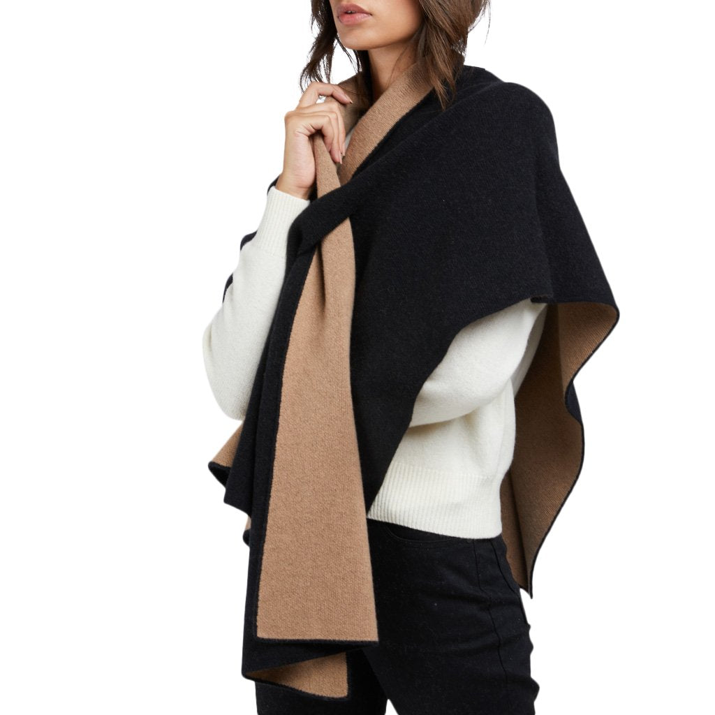 Firenze cashmere poncho