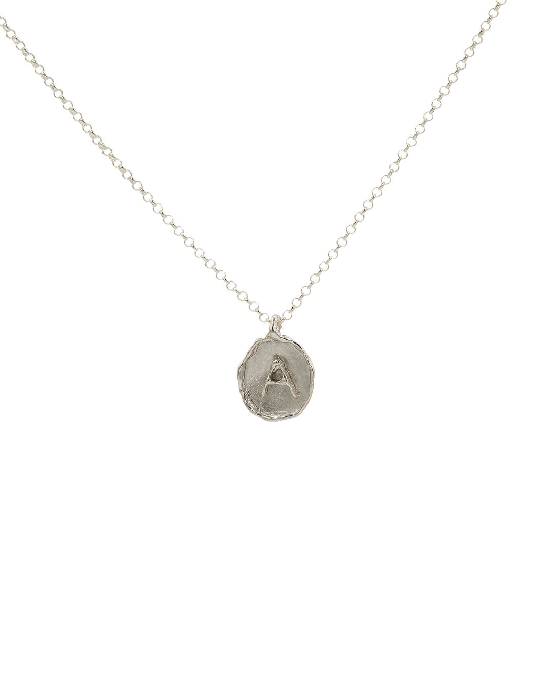 A letter to you necklace silver