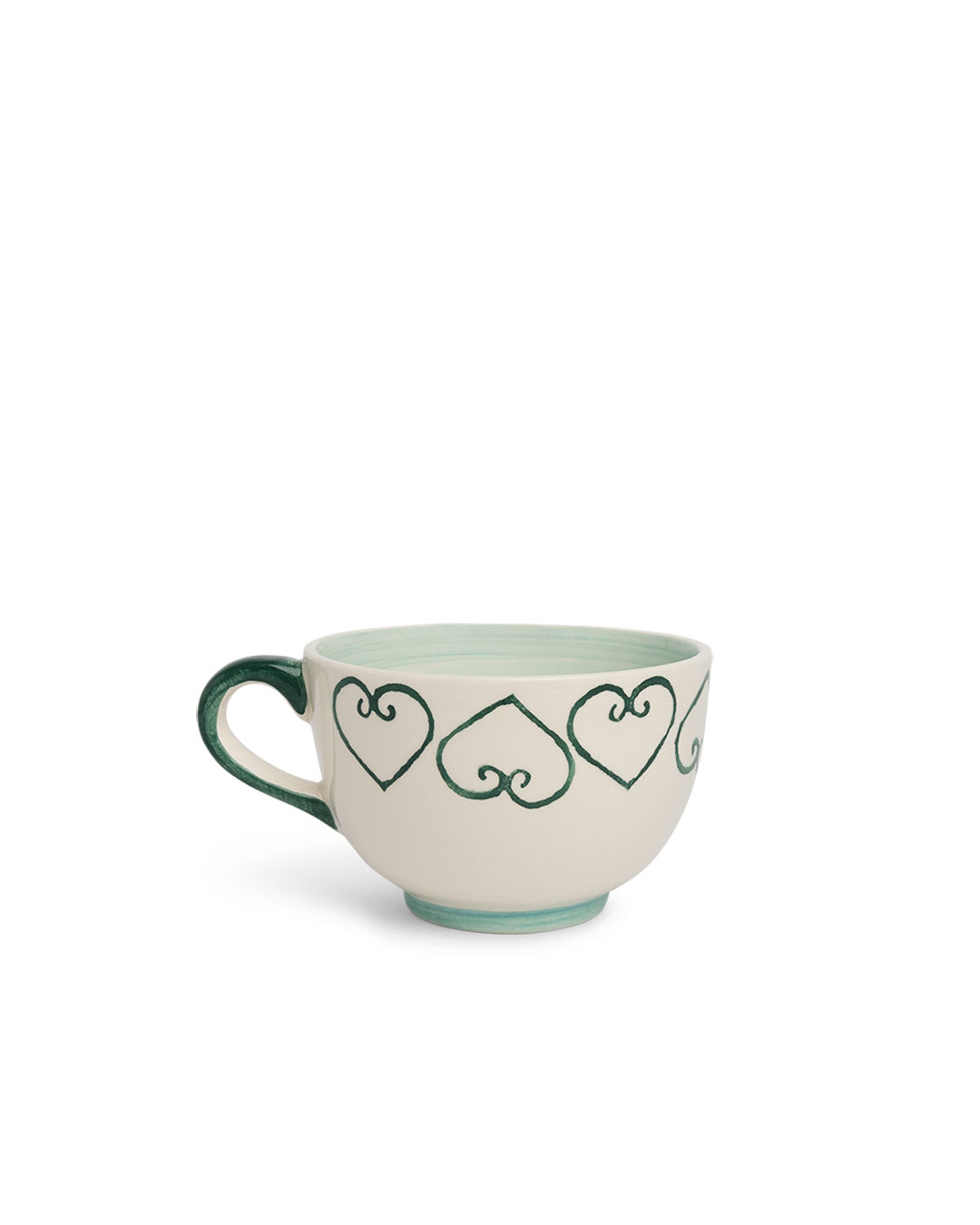 Hand painted mug - green - ACTOS