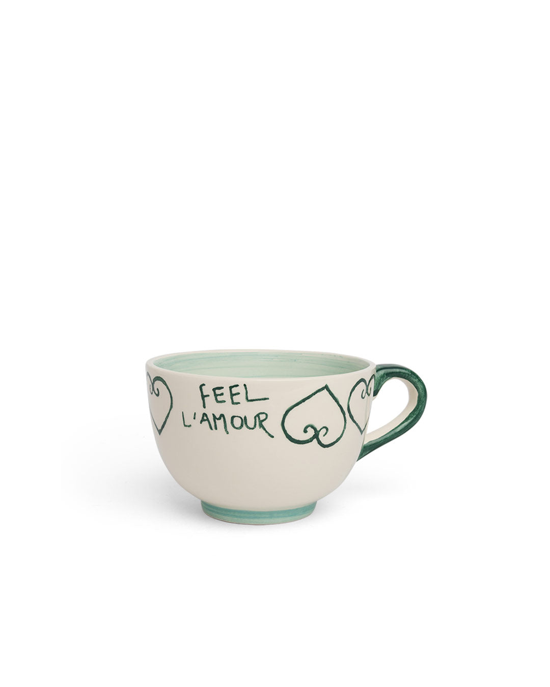 Hand painted mug - green - ACTOS