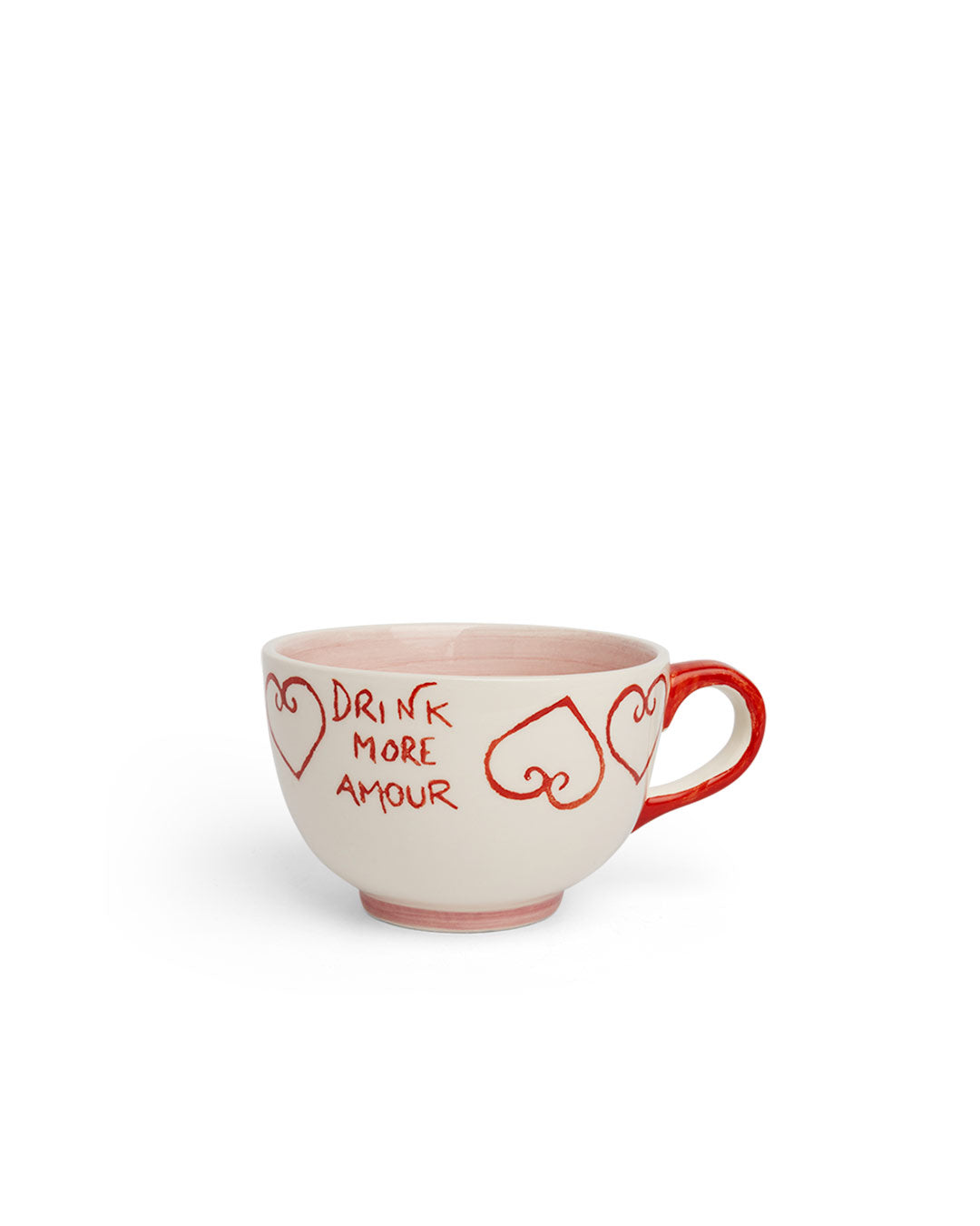 Hand painted mug - red - ACTOS