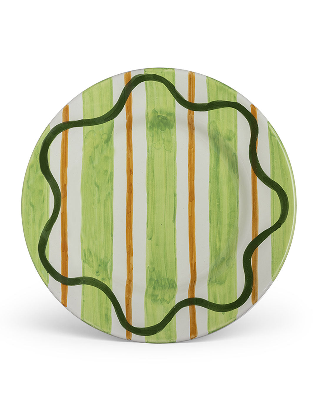 Artisanal Plate handcrafted handpainted handmade kitchenware tableware