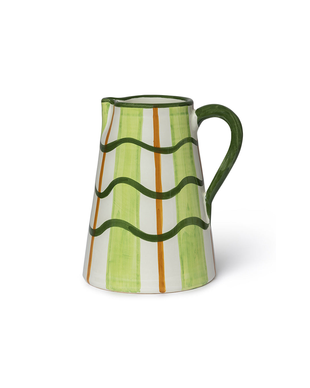 Artisanal Jug handcrafted handpainted handmade kitchenware tableware