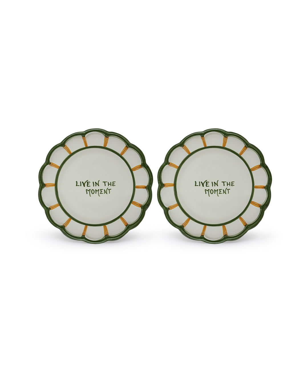 Artisanal Plate handcrafted handpainted handmade kitchenware tableware
