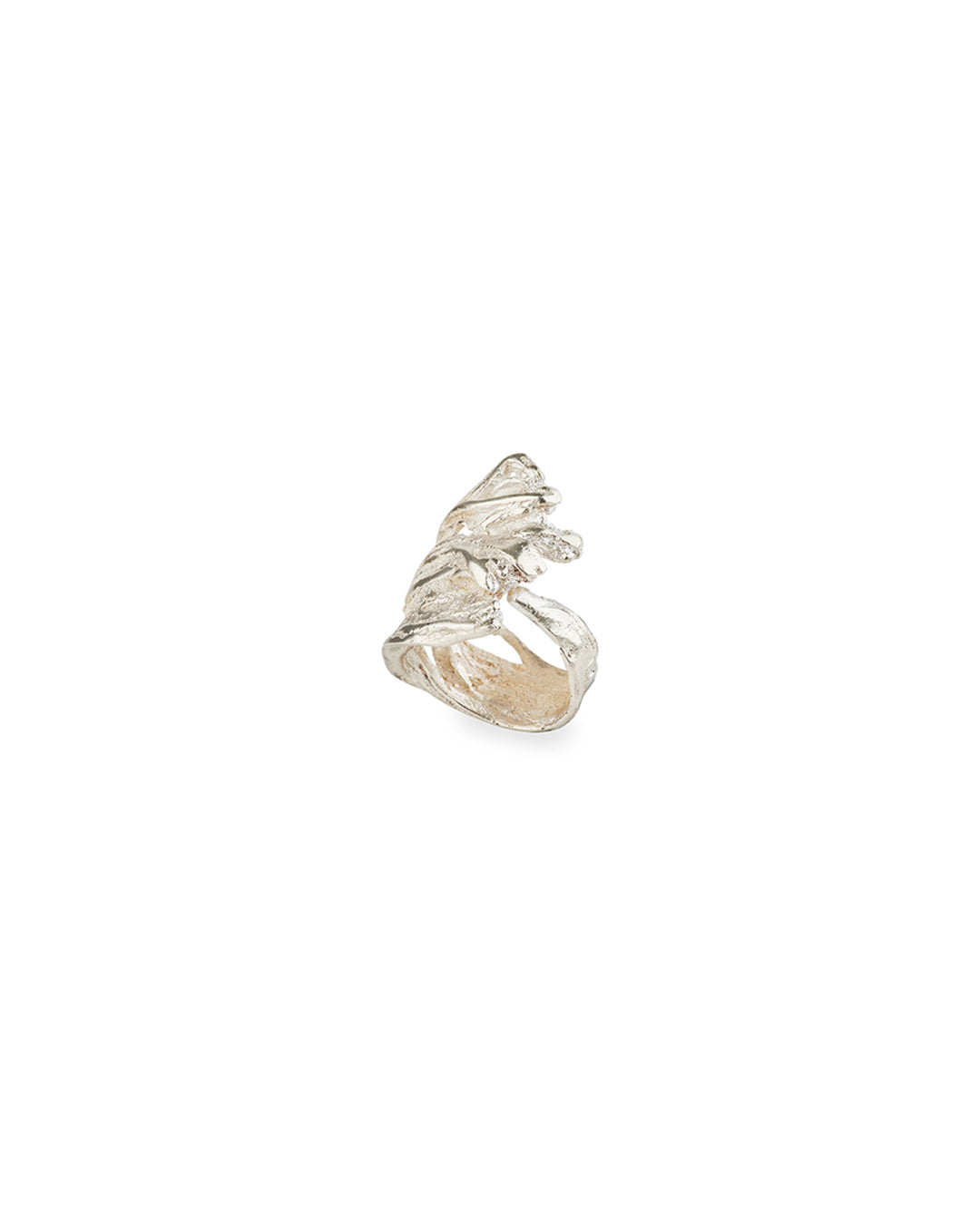 Handmade organic shape adjustable ring - Cris Maria Jewelry