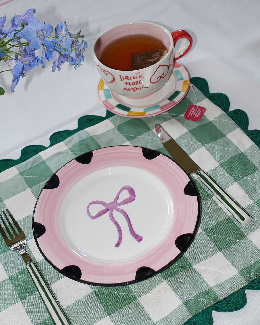 Bow Dessert plate MIX - Set of 4 (-10%)
