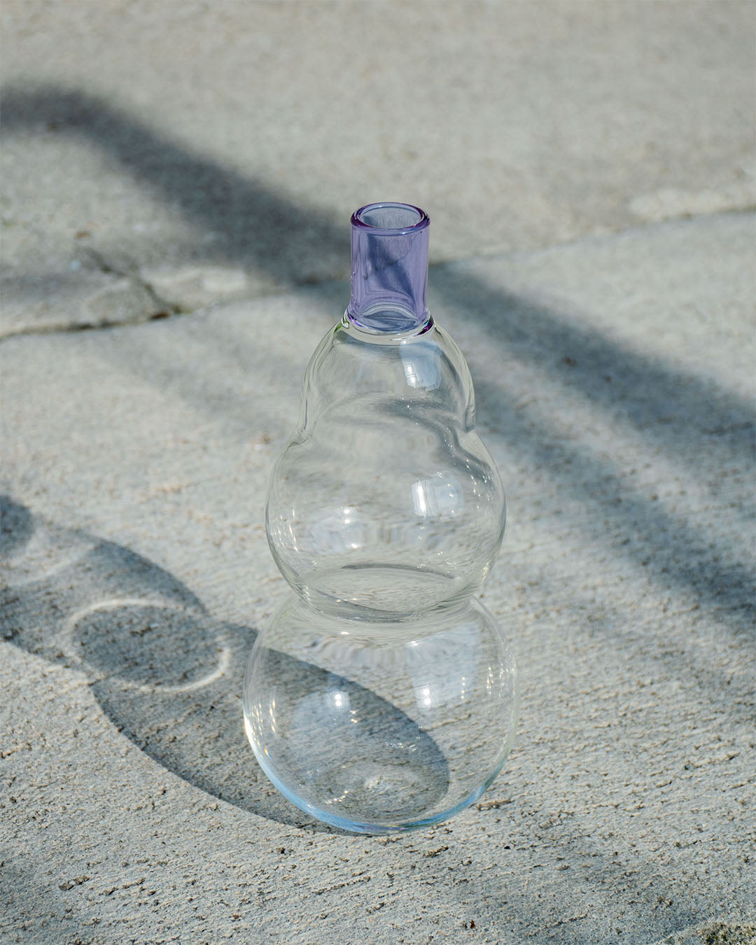 Handmade blown glass bottle - Alex Frosum