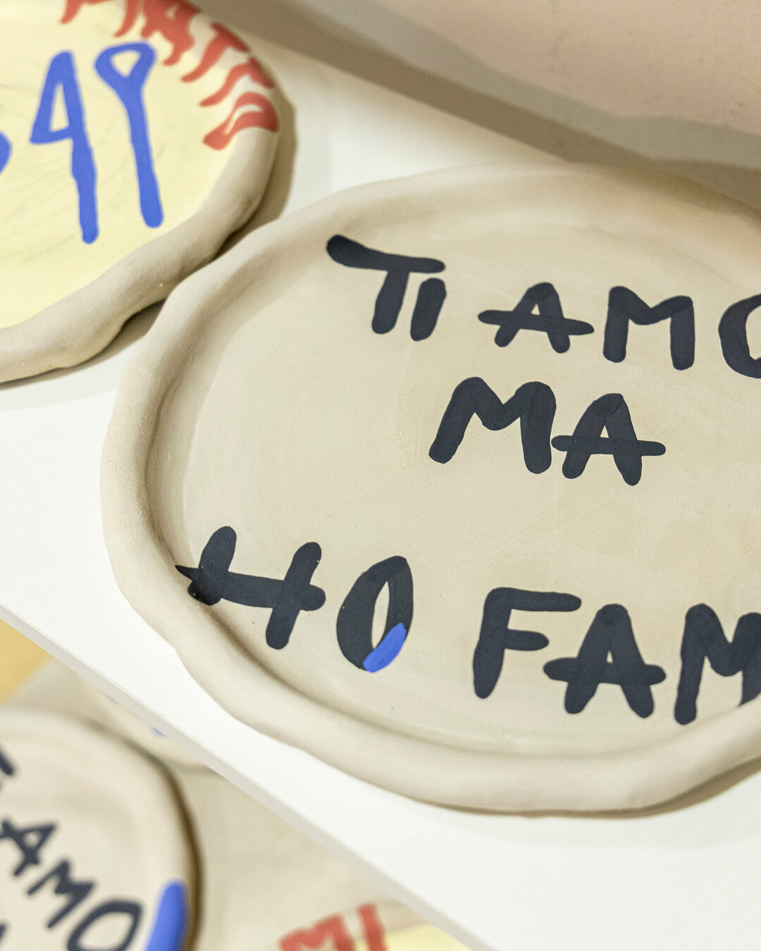 "Ti amo, ma ho fame" plate