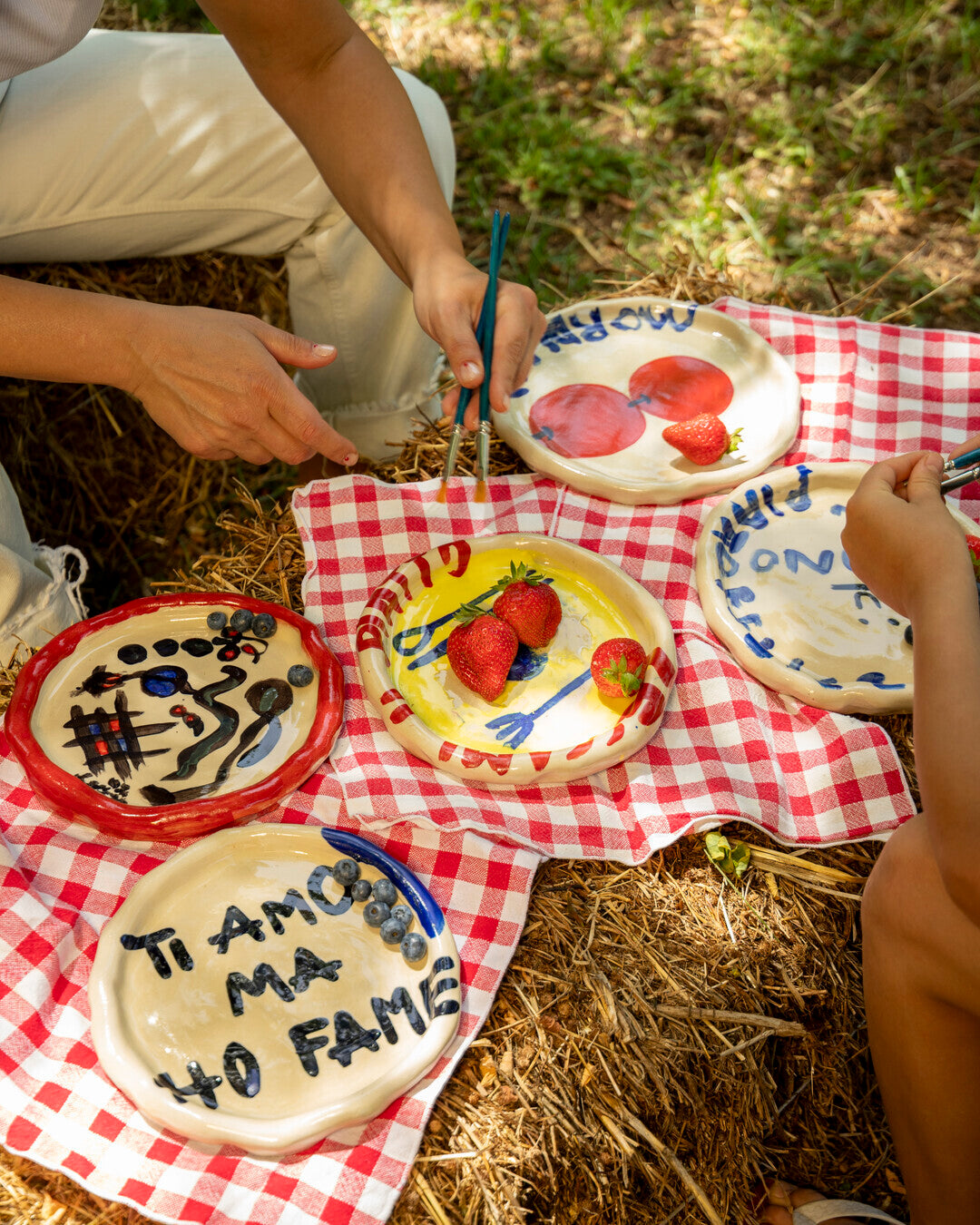 "Mamma che fame!" Plates MIX - Set of 6 (-10%)
