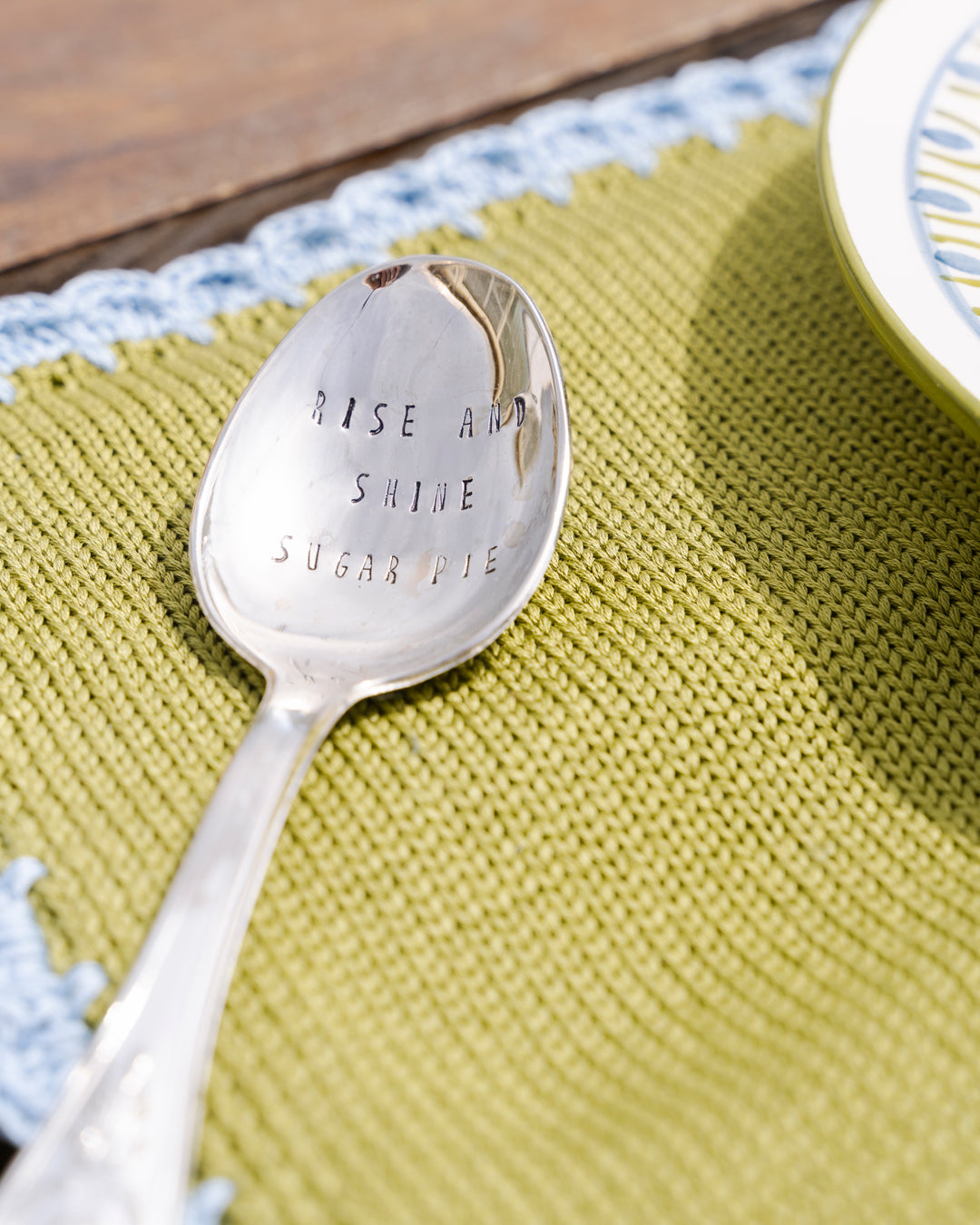 Vintage Silver Hand-stamped spoon