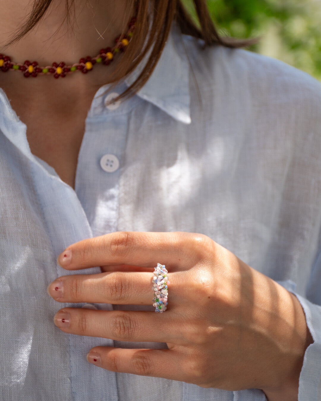 Color of Joy - Murano glass ring