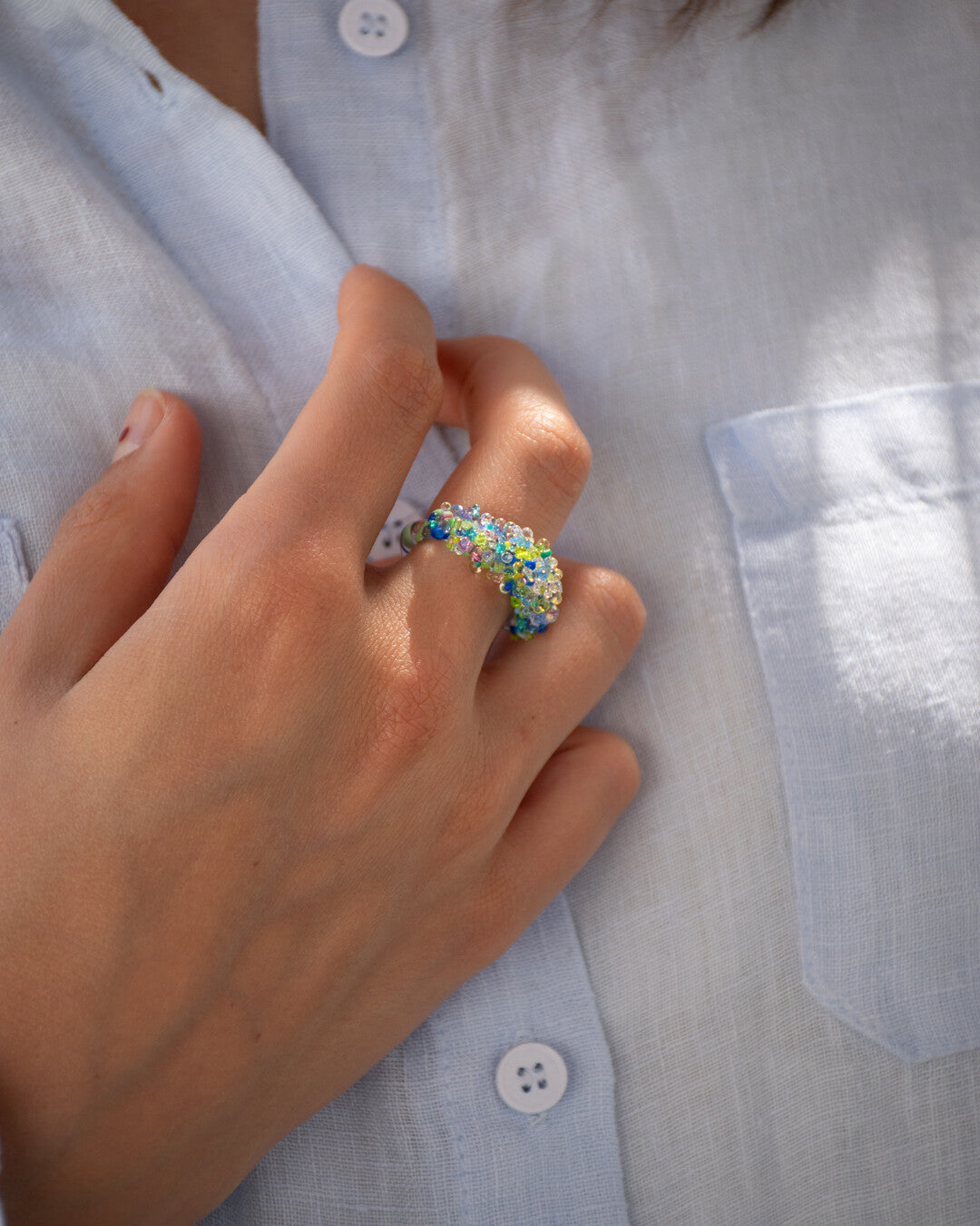 Color of Joy - Murano glass ring