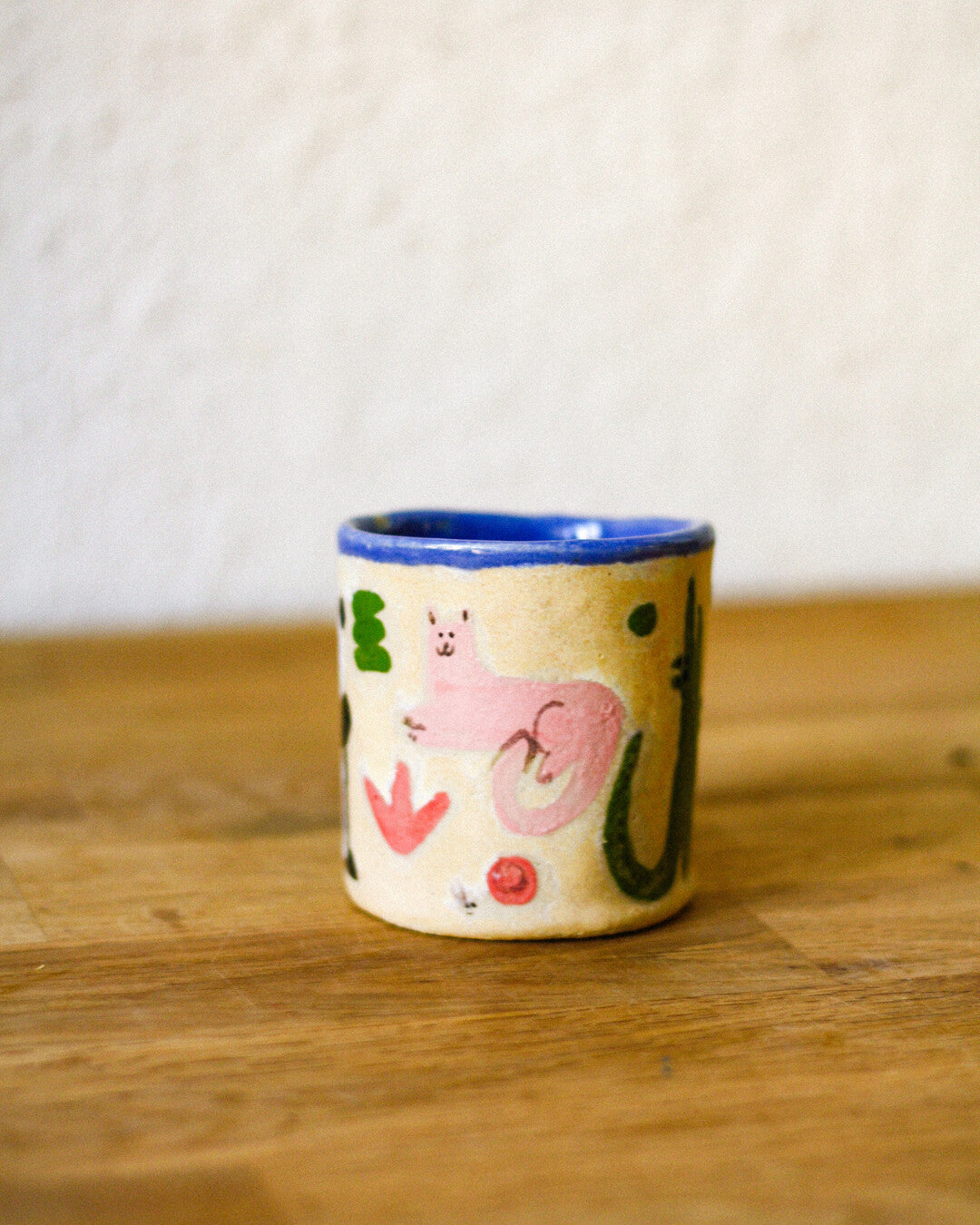 Hand-Painted Panda & Croco Paradise Coffee mug