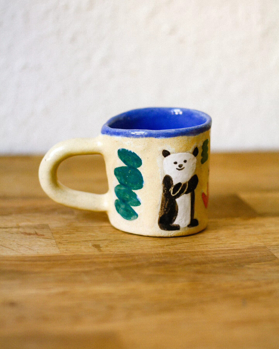 Hand-Painted Panda & Croco Paradise Coffee mug