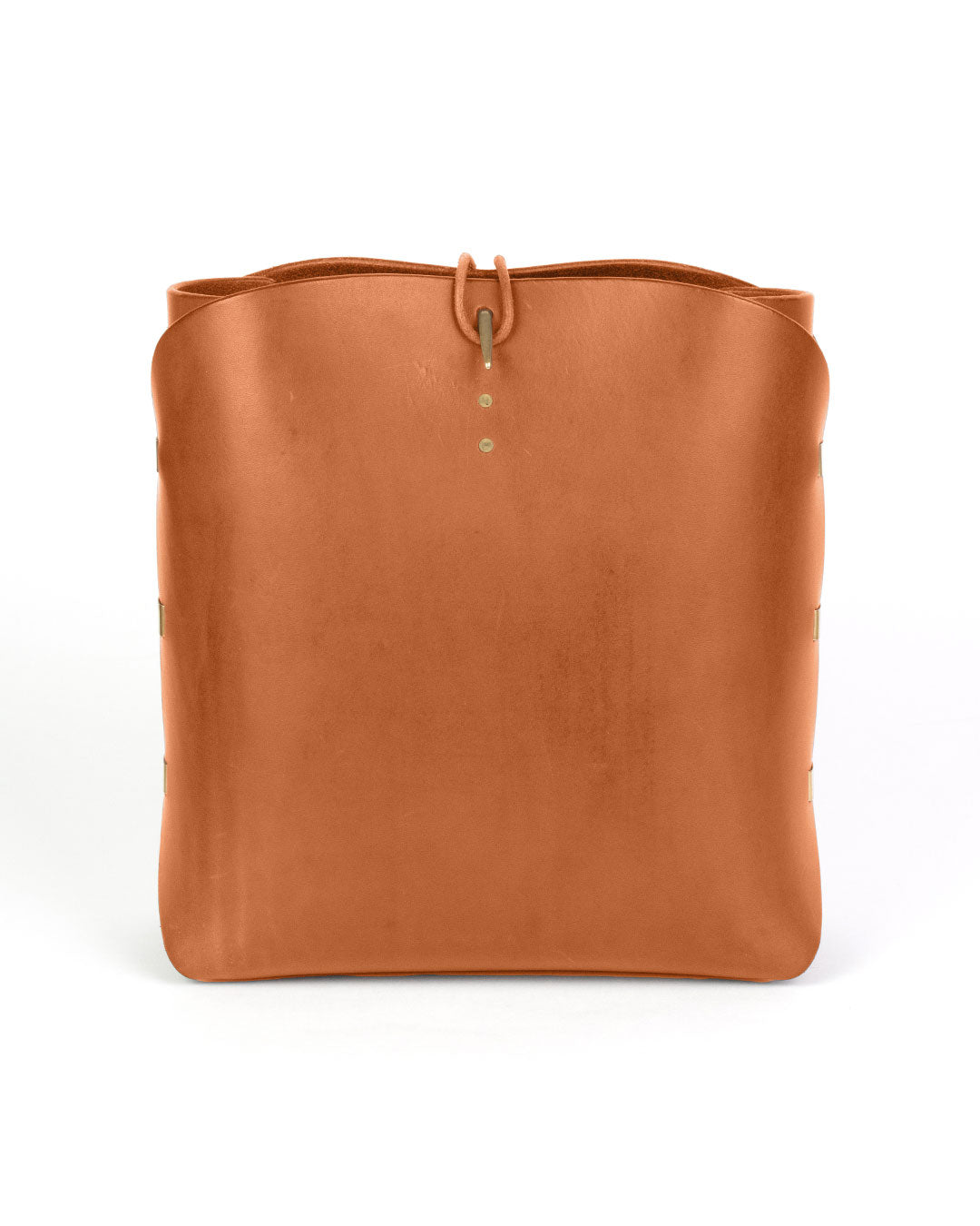 Small Cloche Brass vegetable tanned leather Anthenay