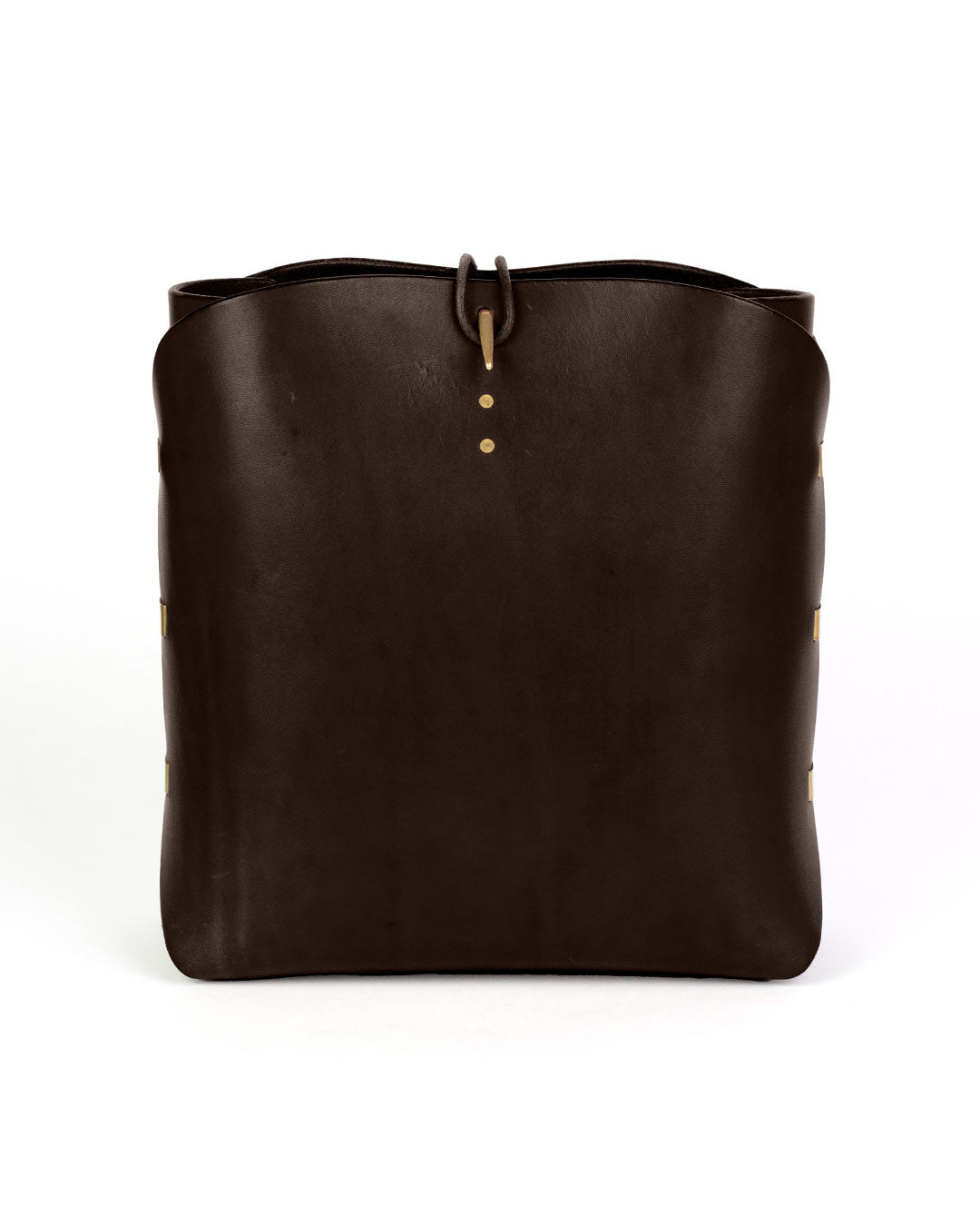 Small Cloche Brass vegetable tanned leather Anthenay