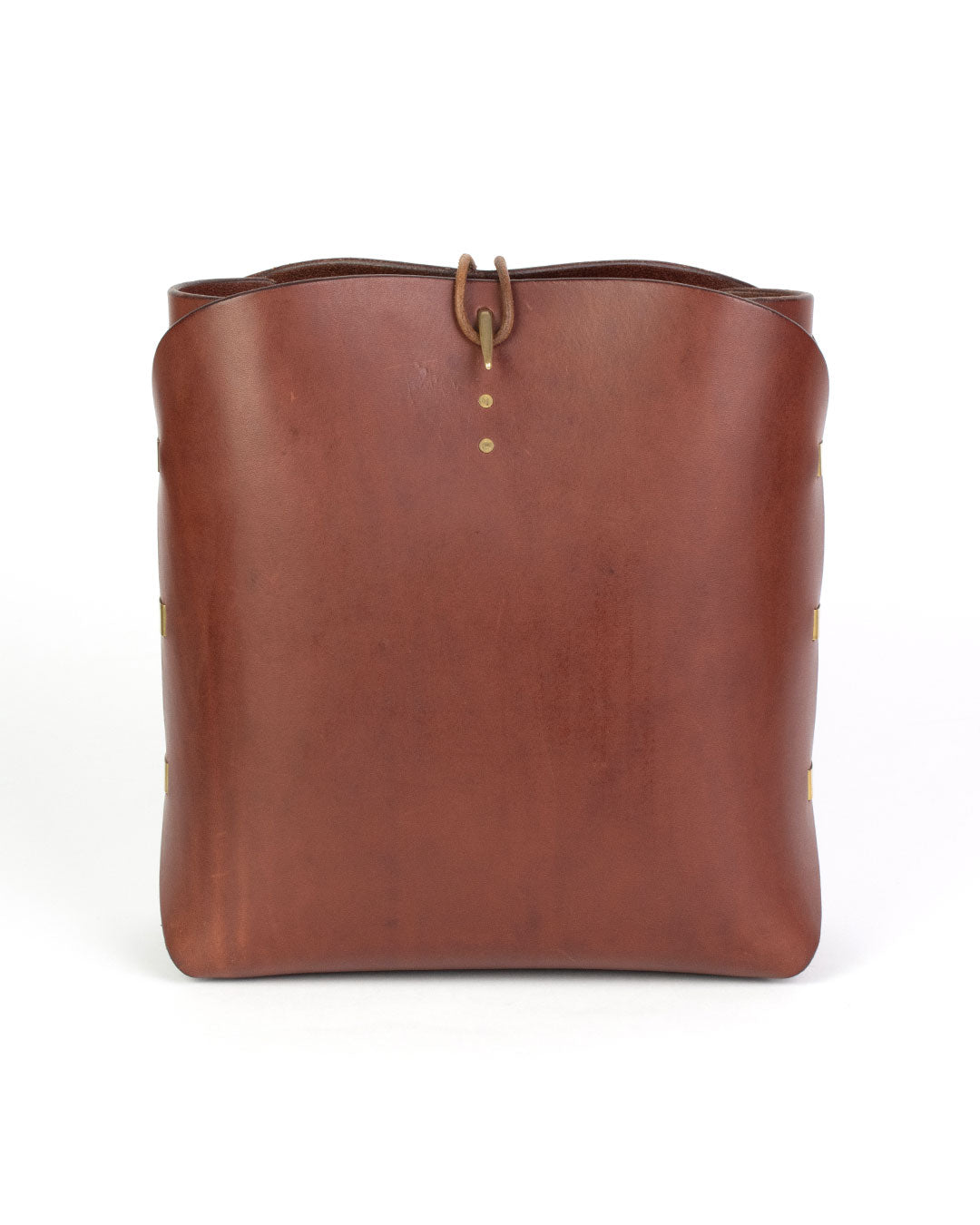 Small Cloche Brass vegetable tanned leather Anthenay