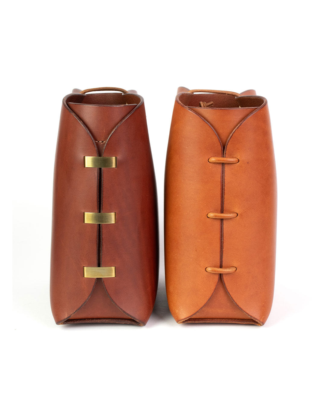 Small Cloche Brass vegetable tanned leather Anthenay