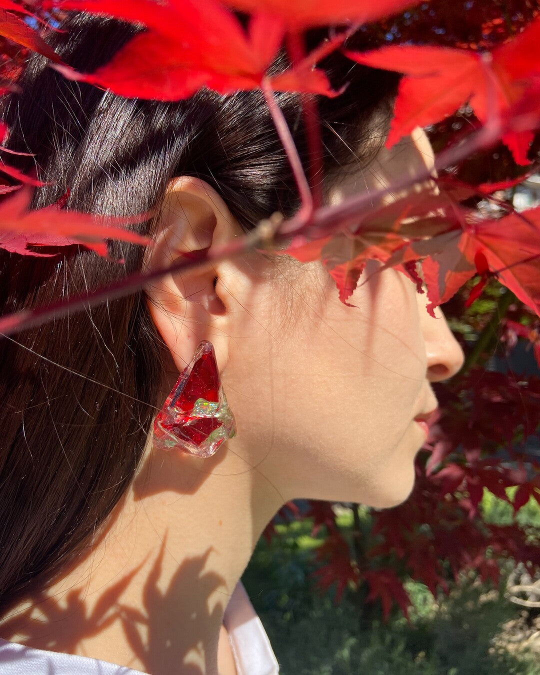 Fragola upcycled earrings