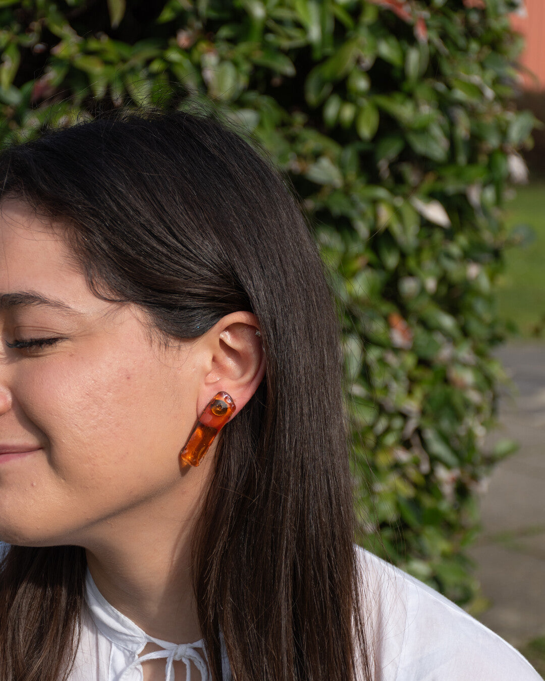 Tegole upcycled earrings