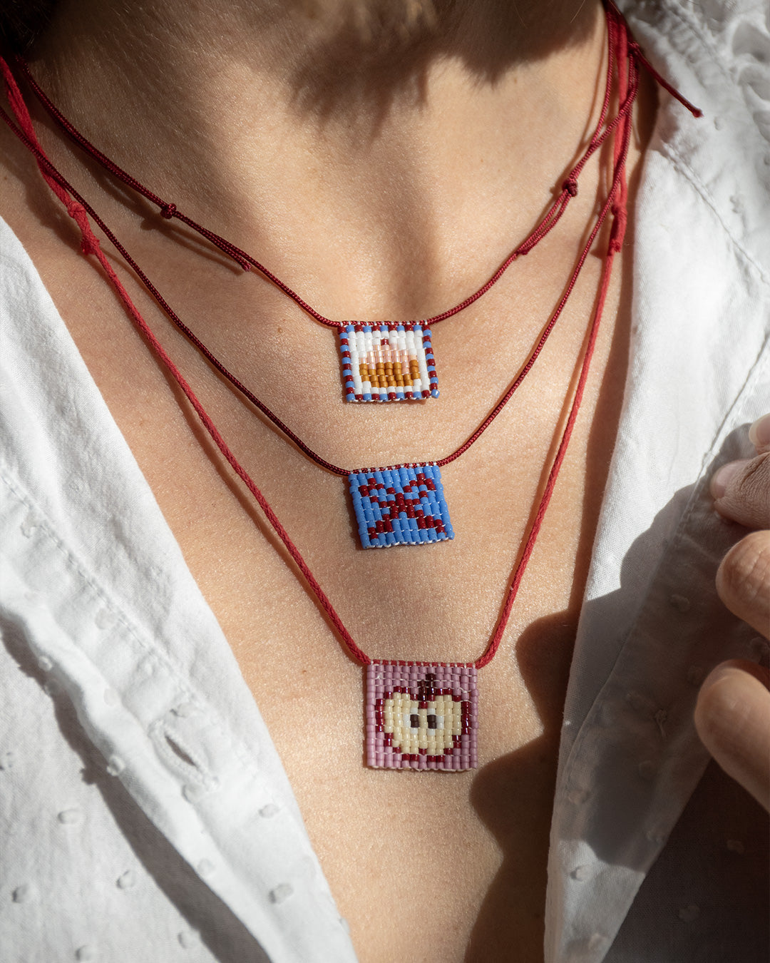 "Christmas bow" Necklace