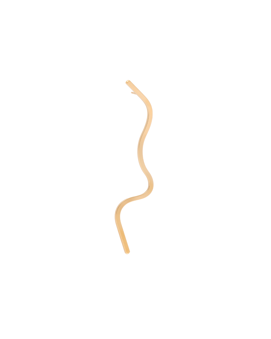 Handmade gold plated brass earrings - AtelierJOA