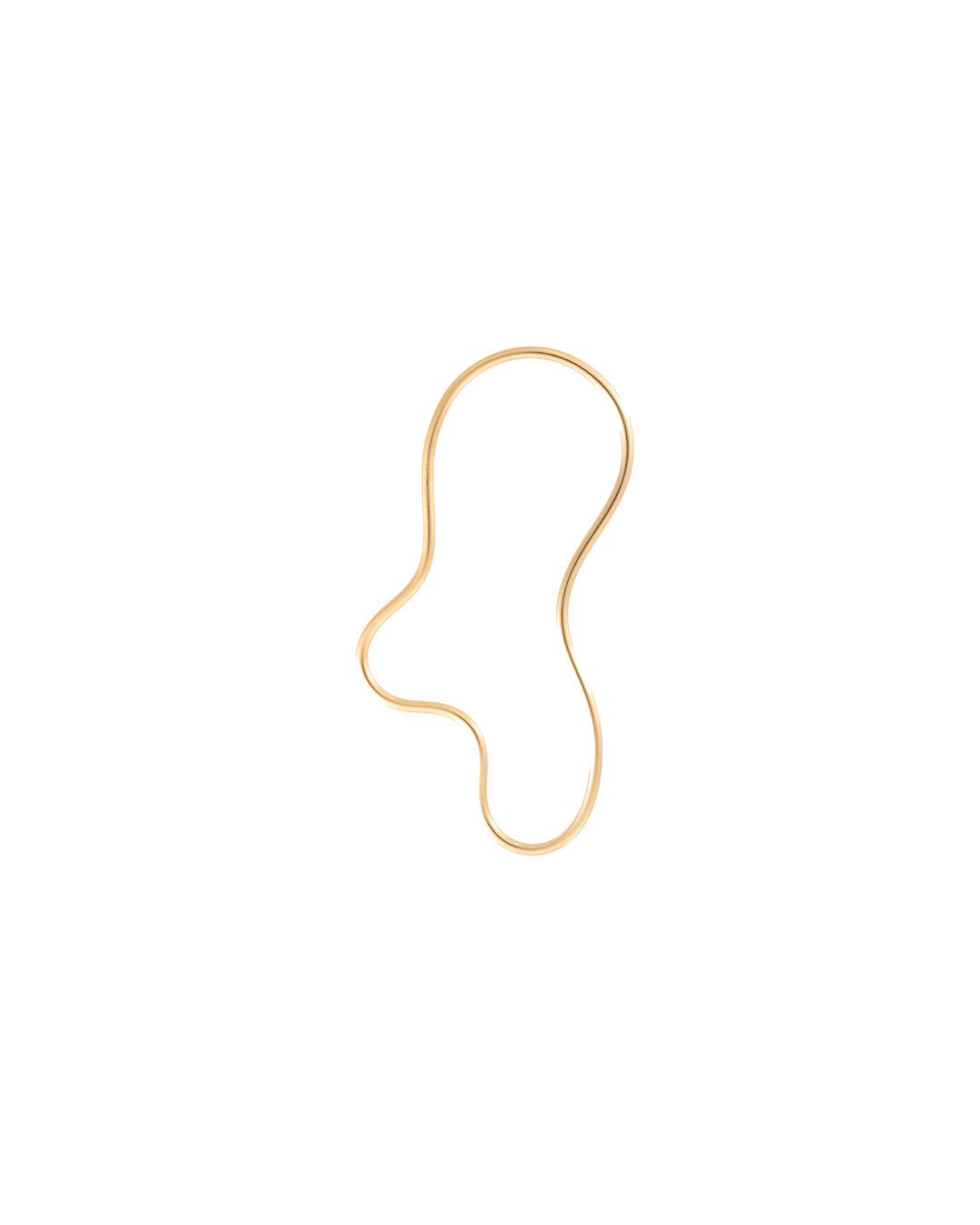 Handmade gold plated brass earrings - AtelierJOA