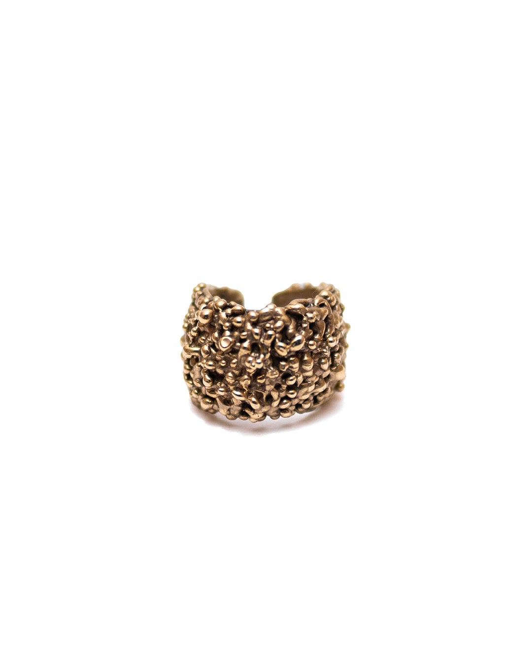 Anello a fascia con gocce grandi