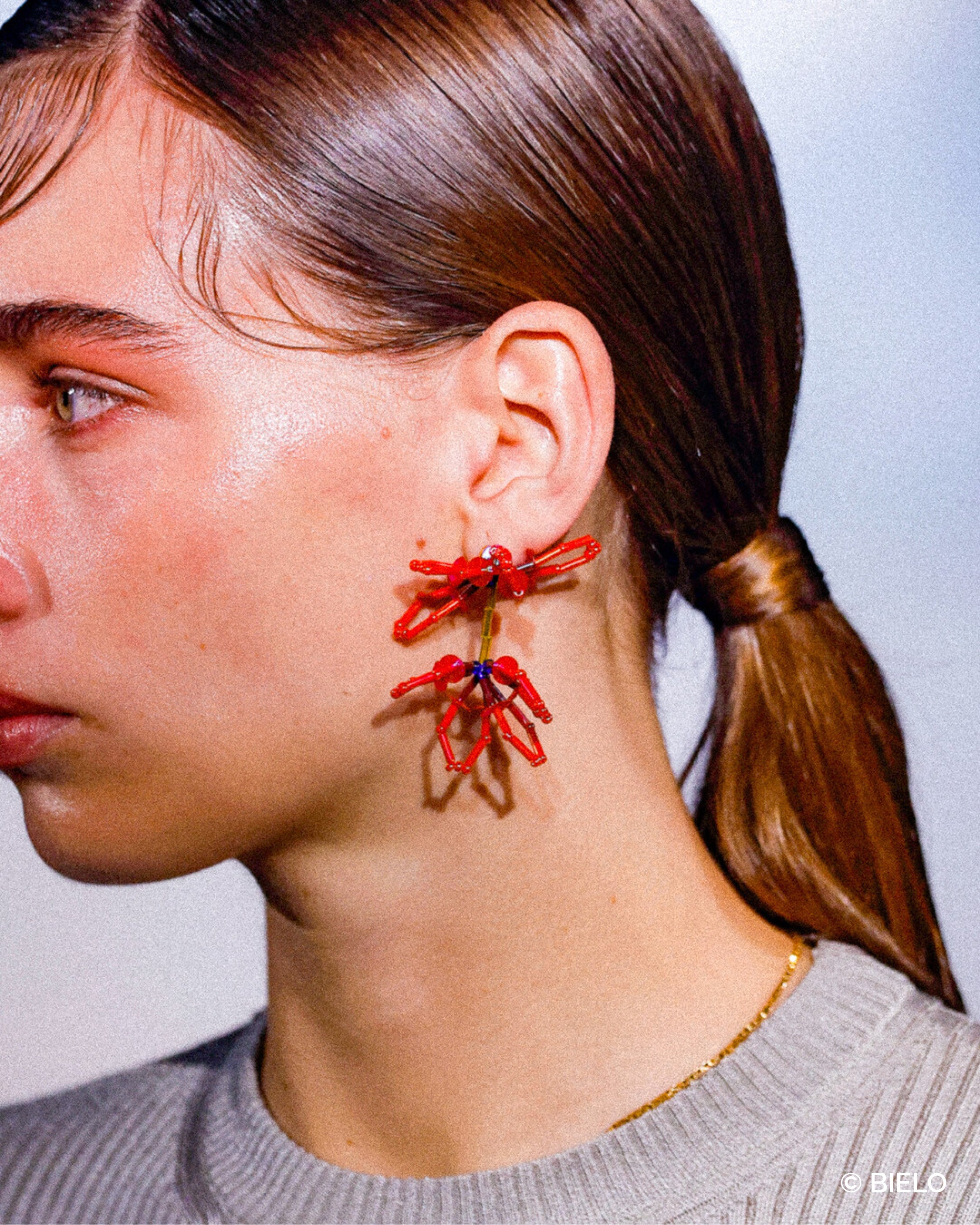 FLORS 02 - Maria beaded earrings