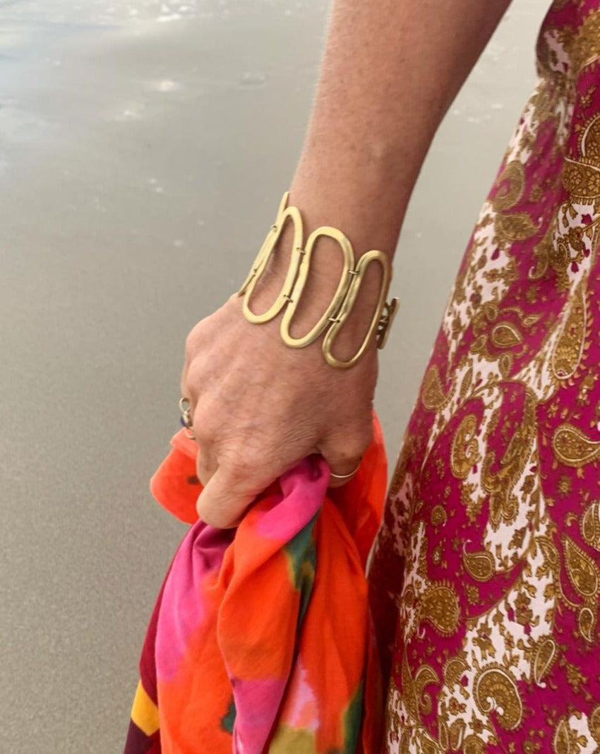 Handmade brass bracelet benbar