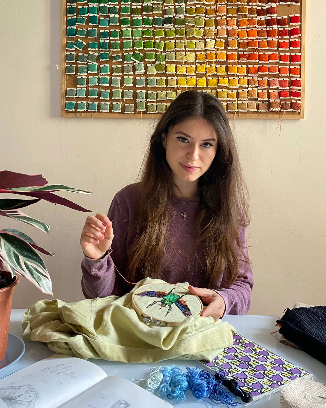 Tote Bag Embroidery Workshop